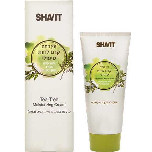 Tea tree moisturizing cream for oily and problematic skin Shavit