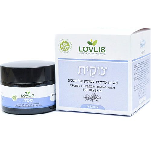 Tsukit lifting toning Balm for dry skin Lovlis by Kedem