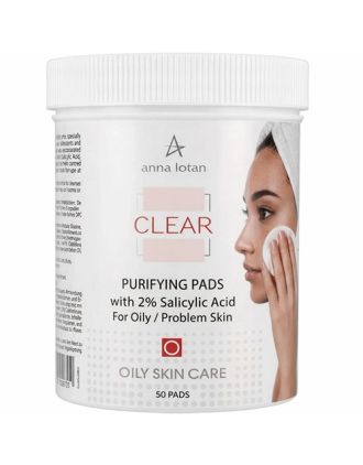 Purifying Pads With 2% Salicylic Acid For Oily Skin Anna Lotan