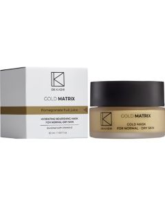 Gold Mask with Pomegranate Gold Matrix Dr Kadir