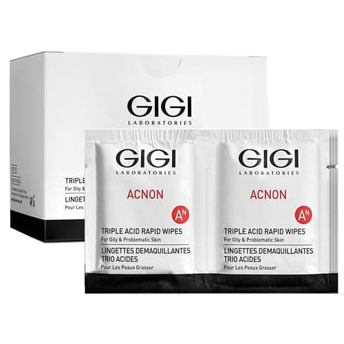 GIGI Triple Acid Rapid Wipes